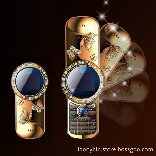 Fashionable rotating design support bluetooth and FM phone(POW165)